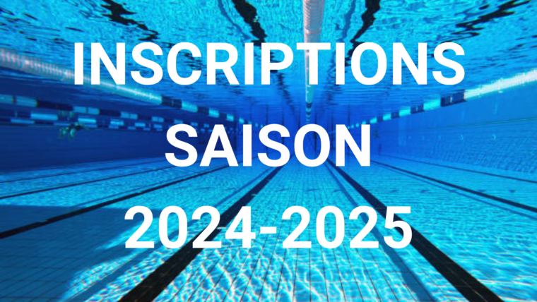 Inscriptions Saison 2024-2025