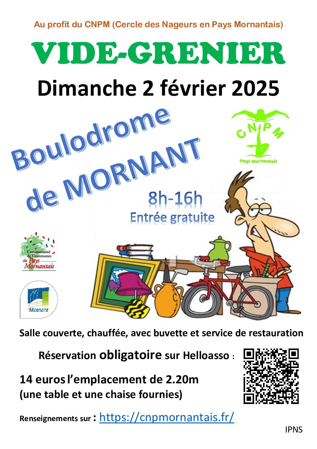 Vide grenier le 2 février